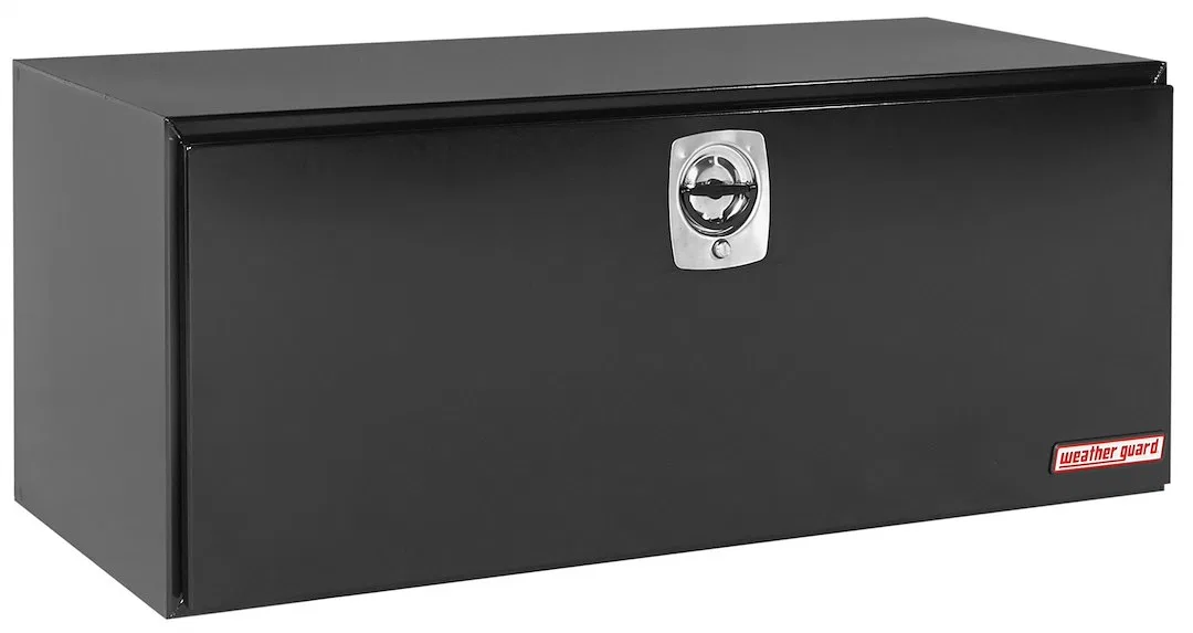 562-5-02 – WEATHERGUARD Tool Box, Underbed Single Door Smooth Black Steel 60-1/8 Inch Length x 24-1/4 Inch Width x 24...